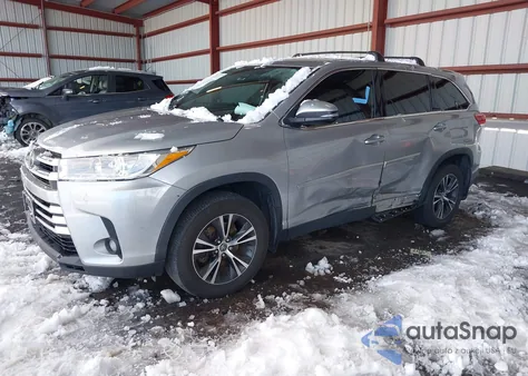2019 Toyota Highlander Le from USA, damaged, VIN 5TDBZRFH3KS726290